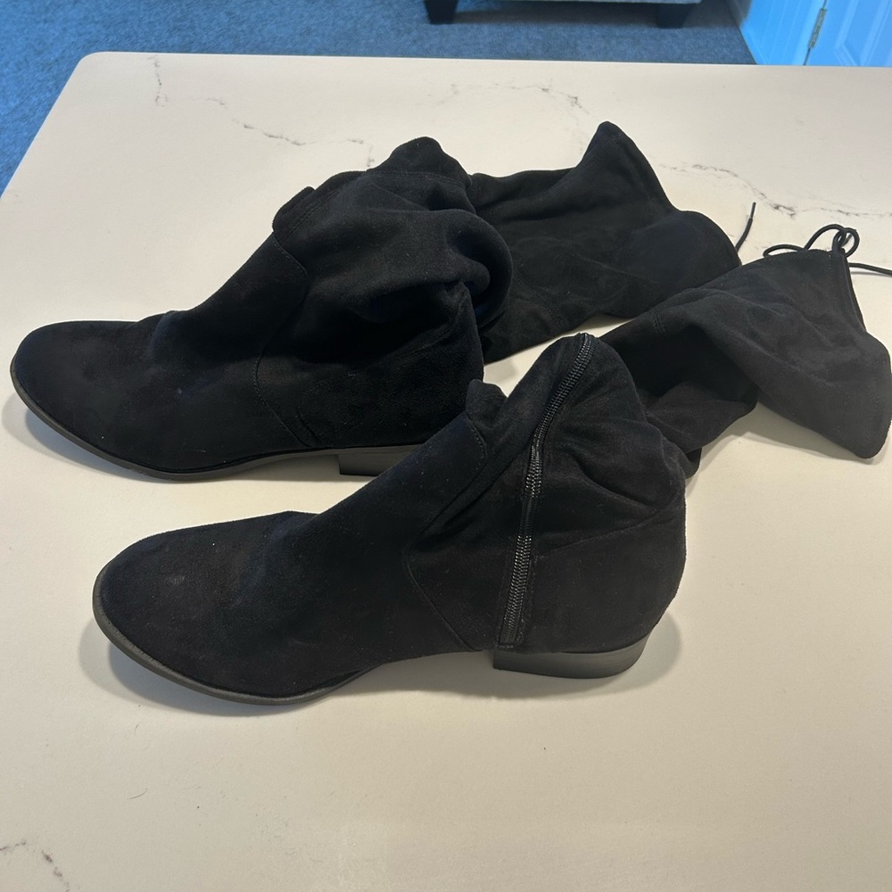 a.n.a Black Over the Knee Boots